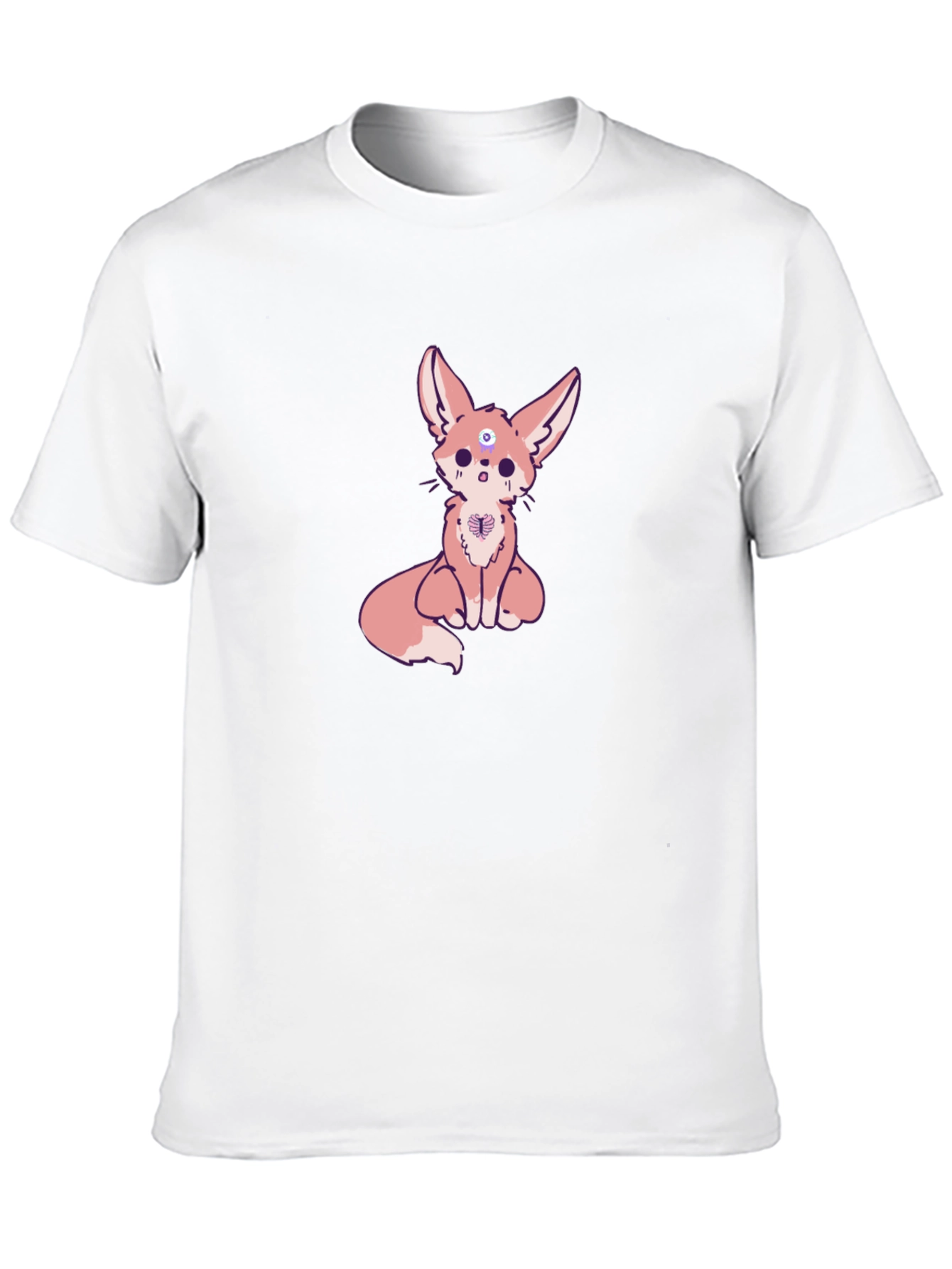 Mystic Fox Graphic Tee - Stylish Cotton Comfort