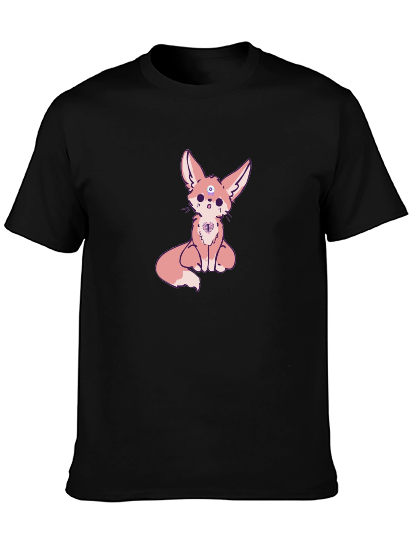 Mystic Fox Graphic Tee - Stylish Cotton Comfort