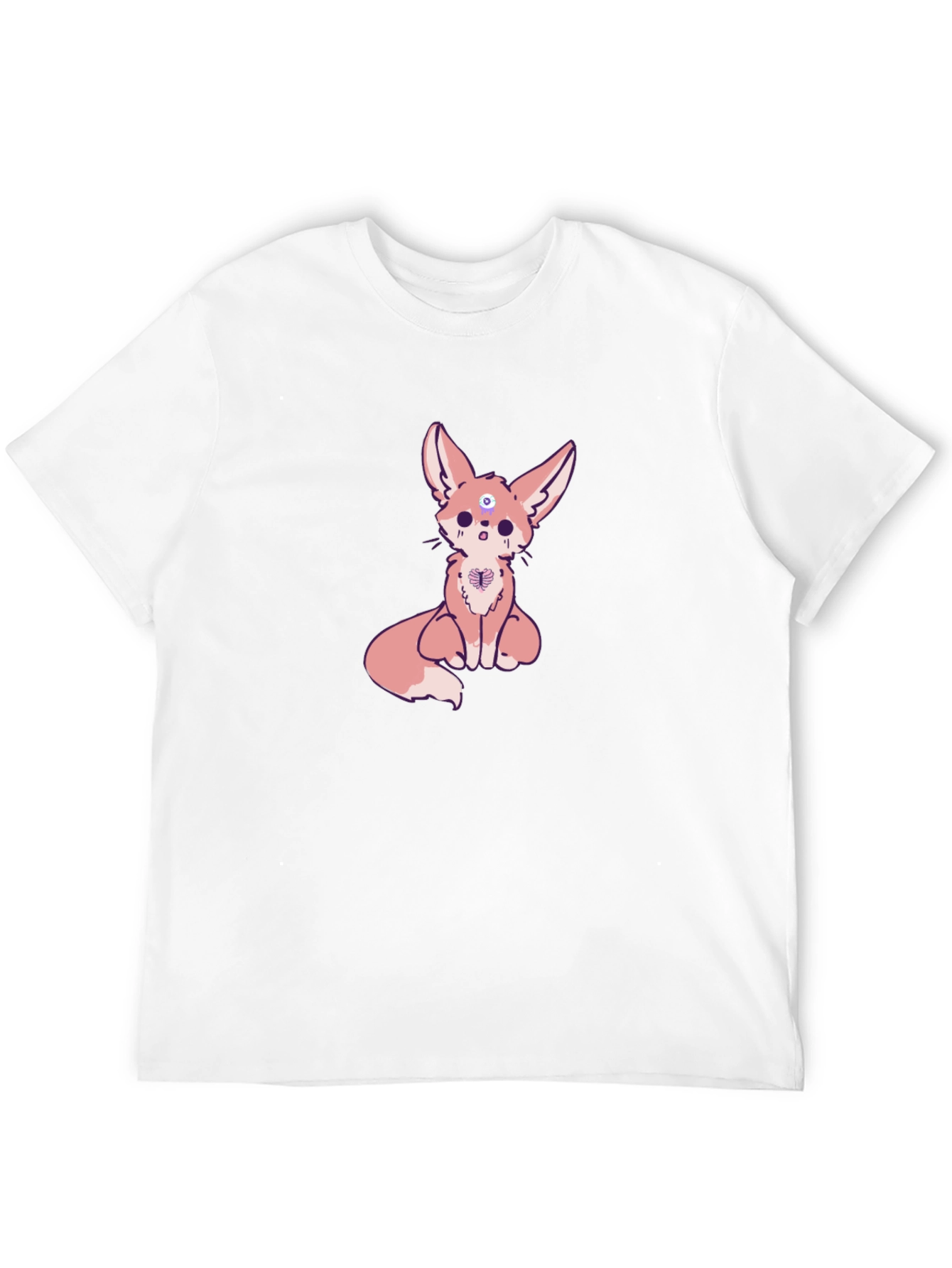 Mystic Fox Graphic Tee - Stylish Cotton Comfort