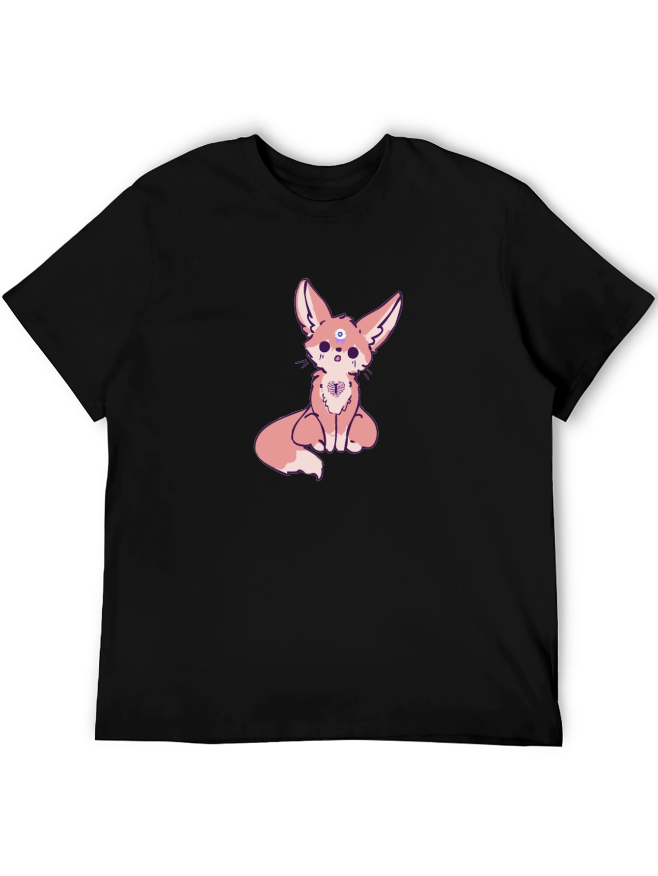 Mystic Fox Graphic Tee - Stylish Cotton Comfort