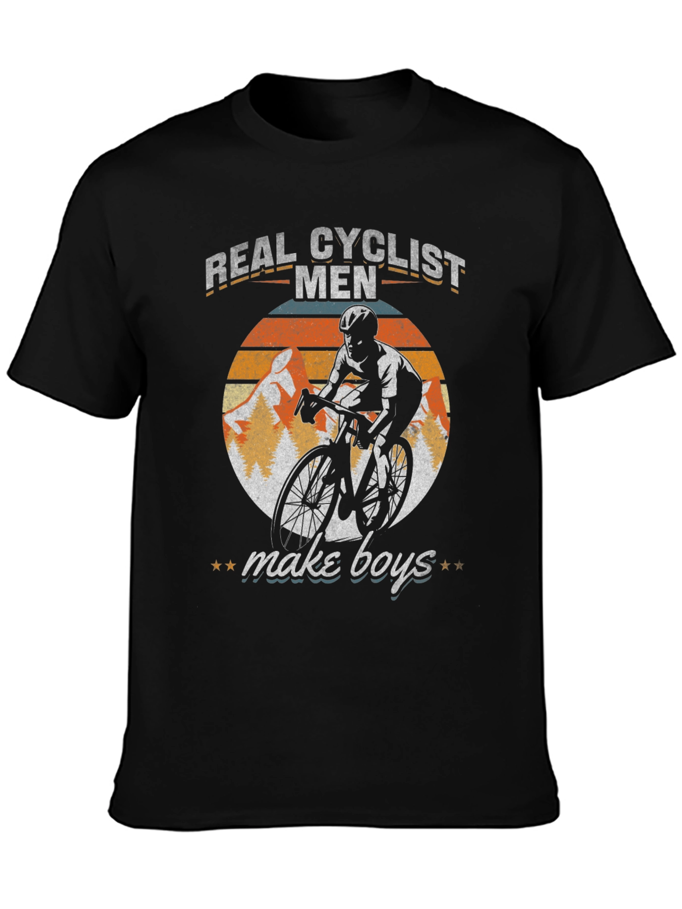 Real Cyclist Men Make Boys Graphic Tee