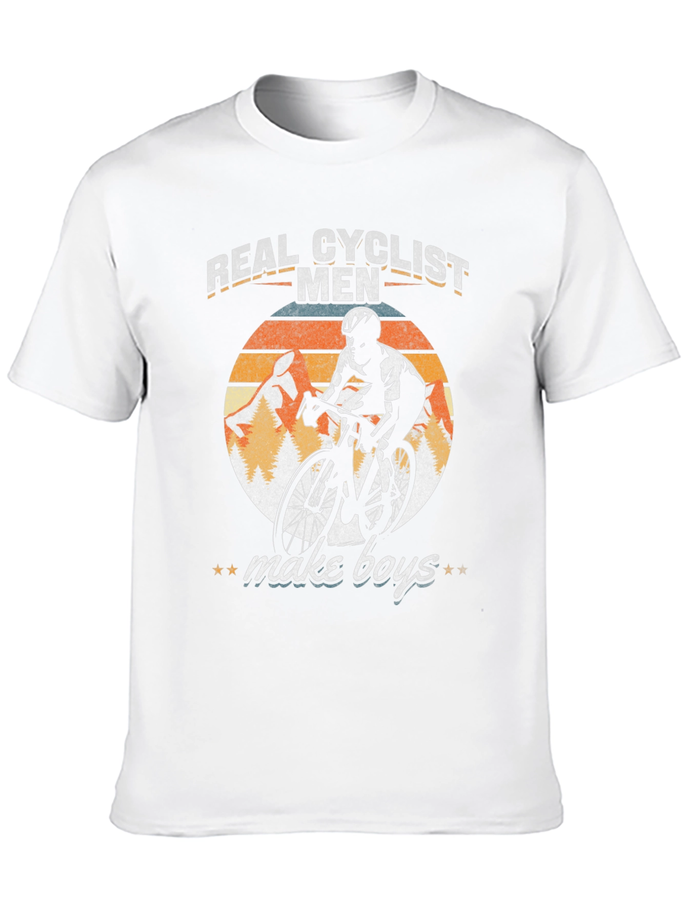 Real Cyclist Men Make Boys Graphic Tee