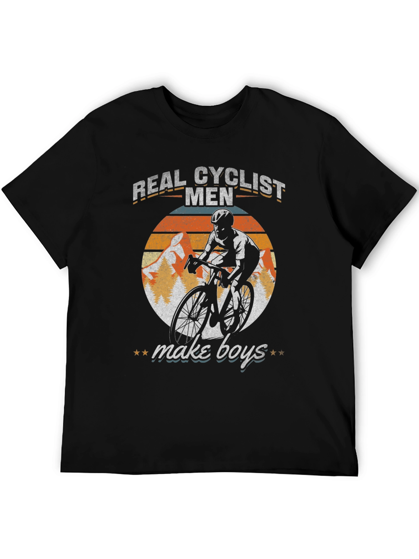 Real Cyclist Men Make Boys Graphic Tee