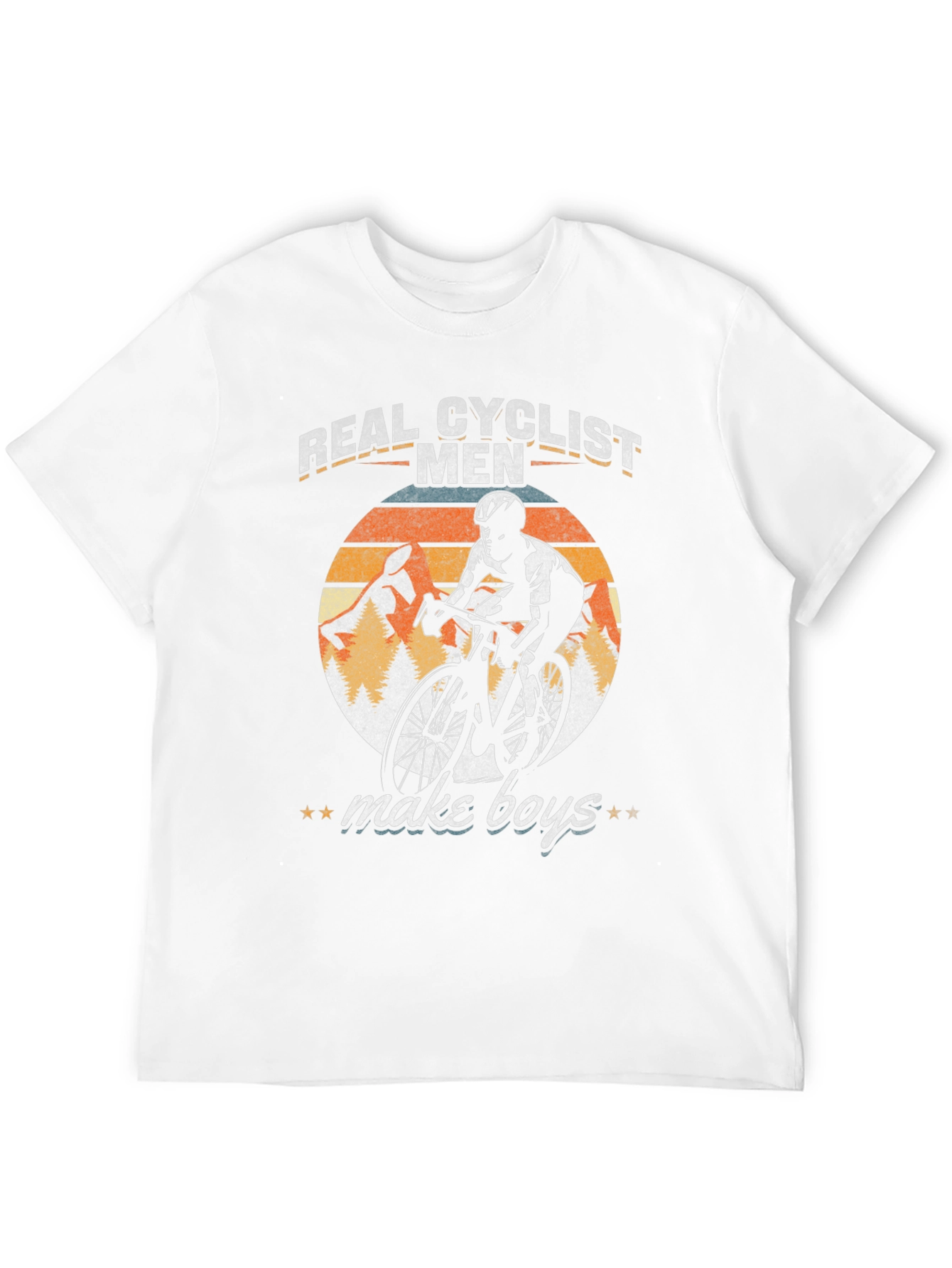 Real Cyclist Men Make Boys Graphic Tee