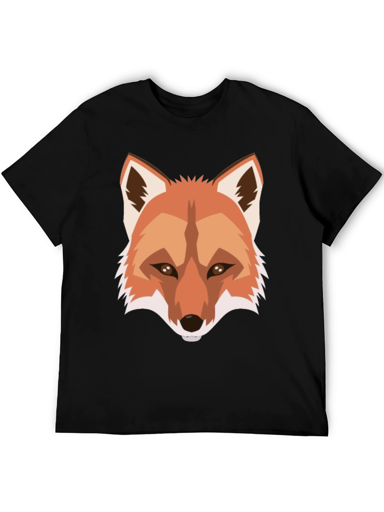 Fox Graphic Tee - Stylish Animal Print T-Shirt
