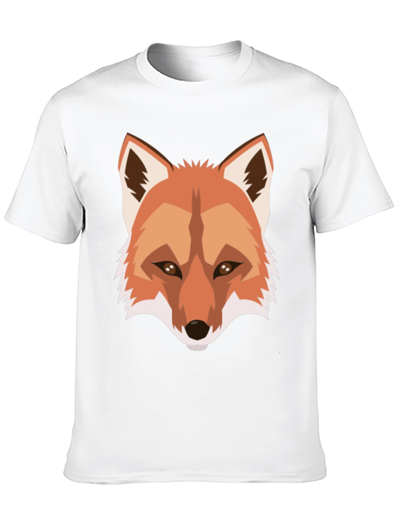 Fox Graphic Tee - Stylish Animal Print T-Shirt
