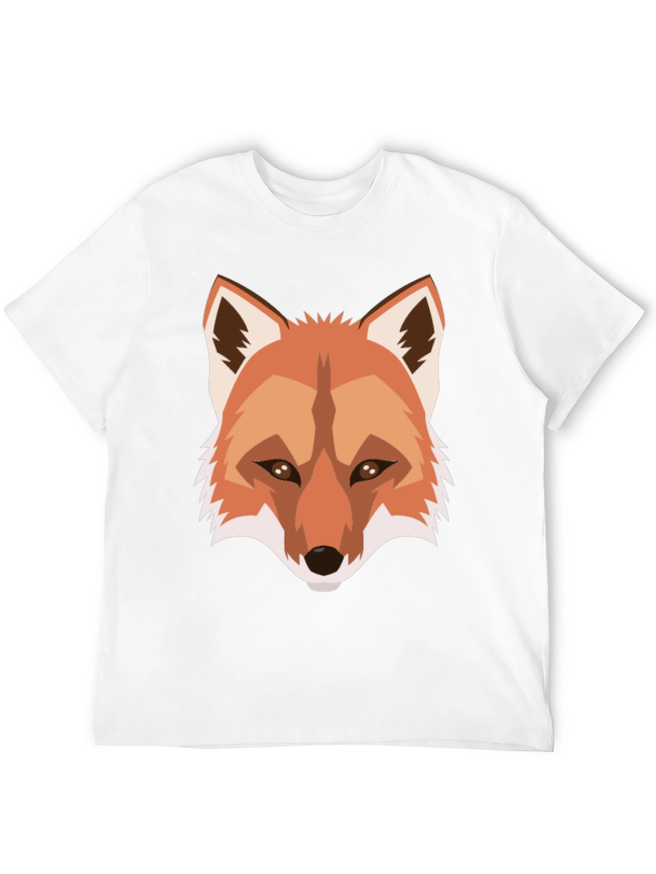 Fox Graphic Tee - Stylish Animal Print T-Shirt