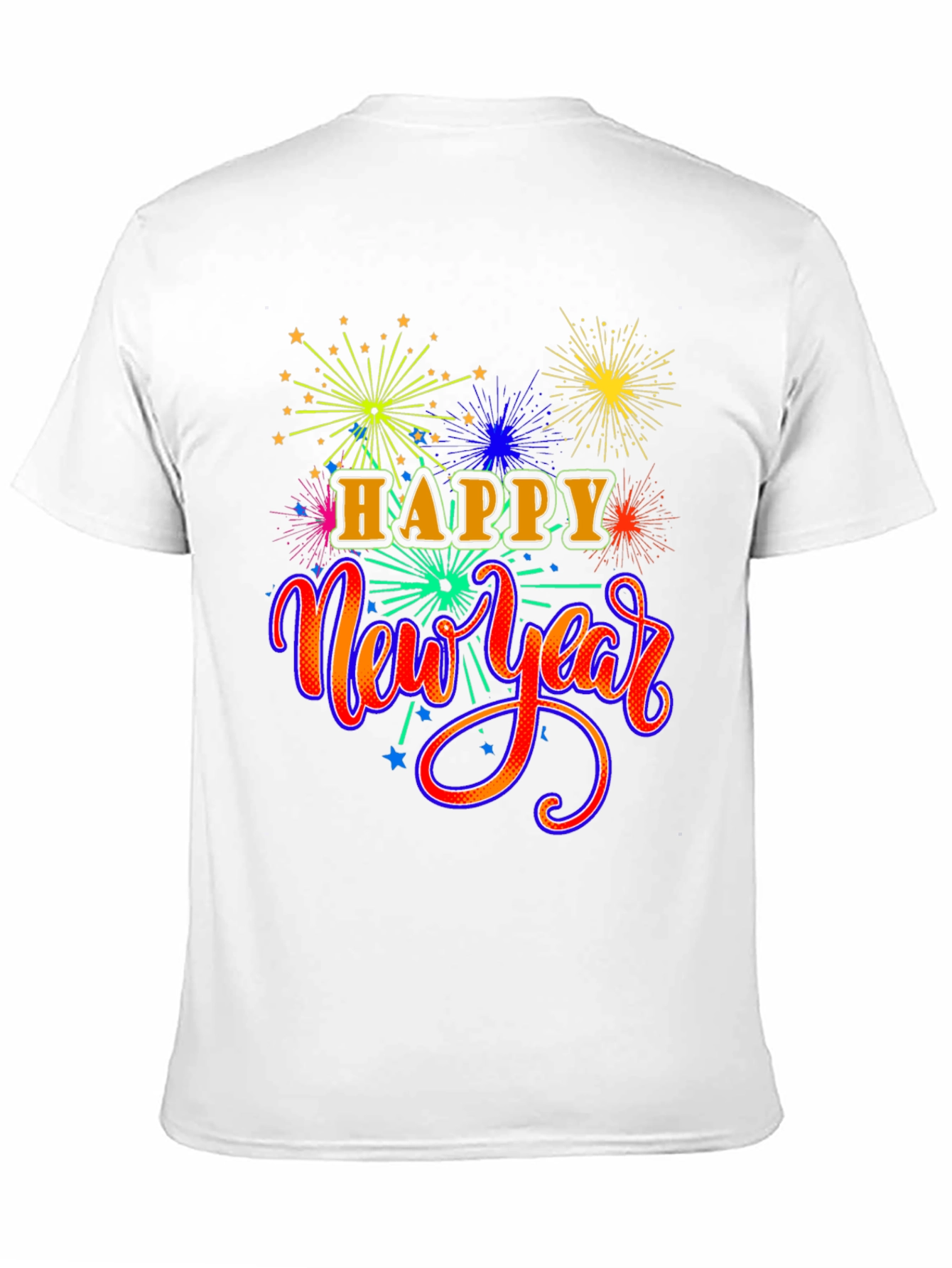 Festive Happy New Year Graphic T-Shirt