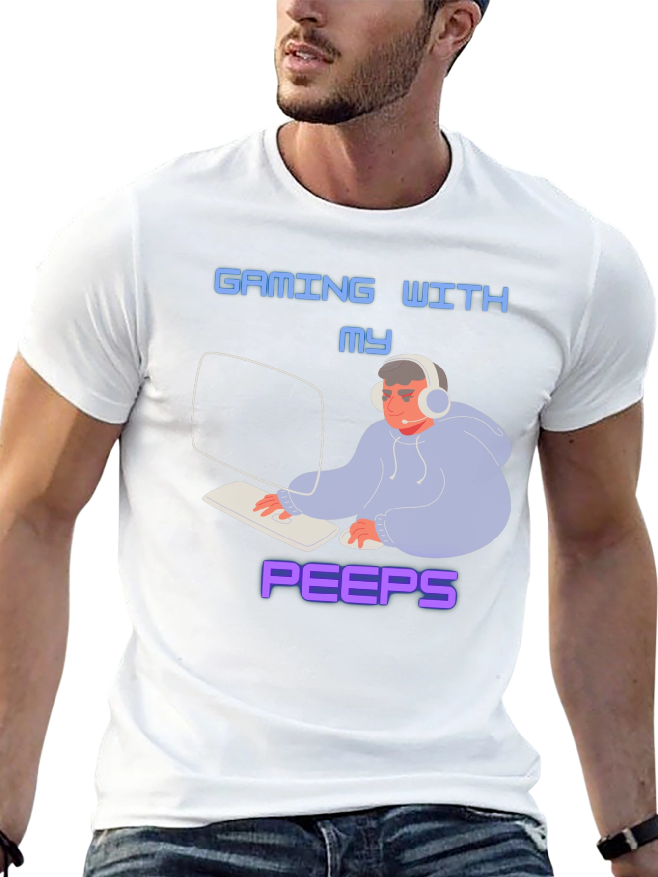 Gaming with my Peeps Graphic T-Shirt