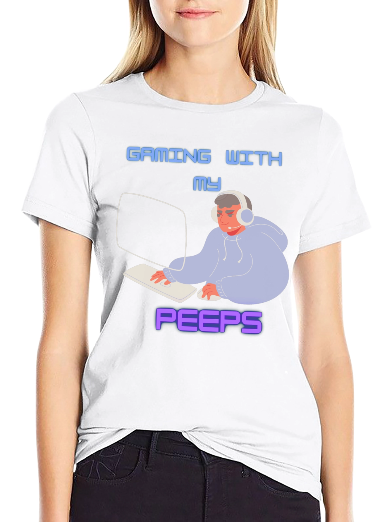 Gaming with my Peeps Graphic T-Shirt
