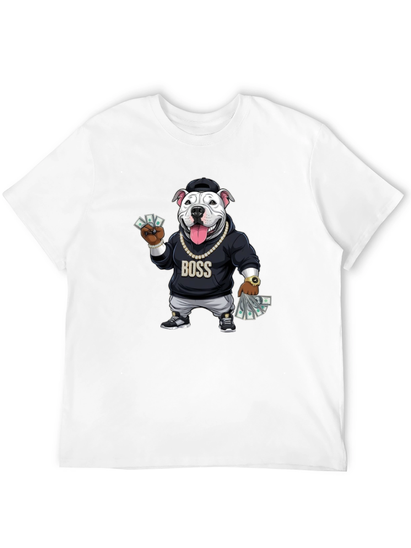 Boss Dog Graphic Black T-Shirt