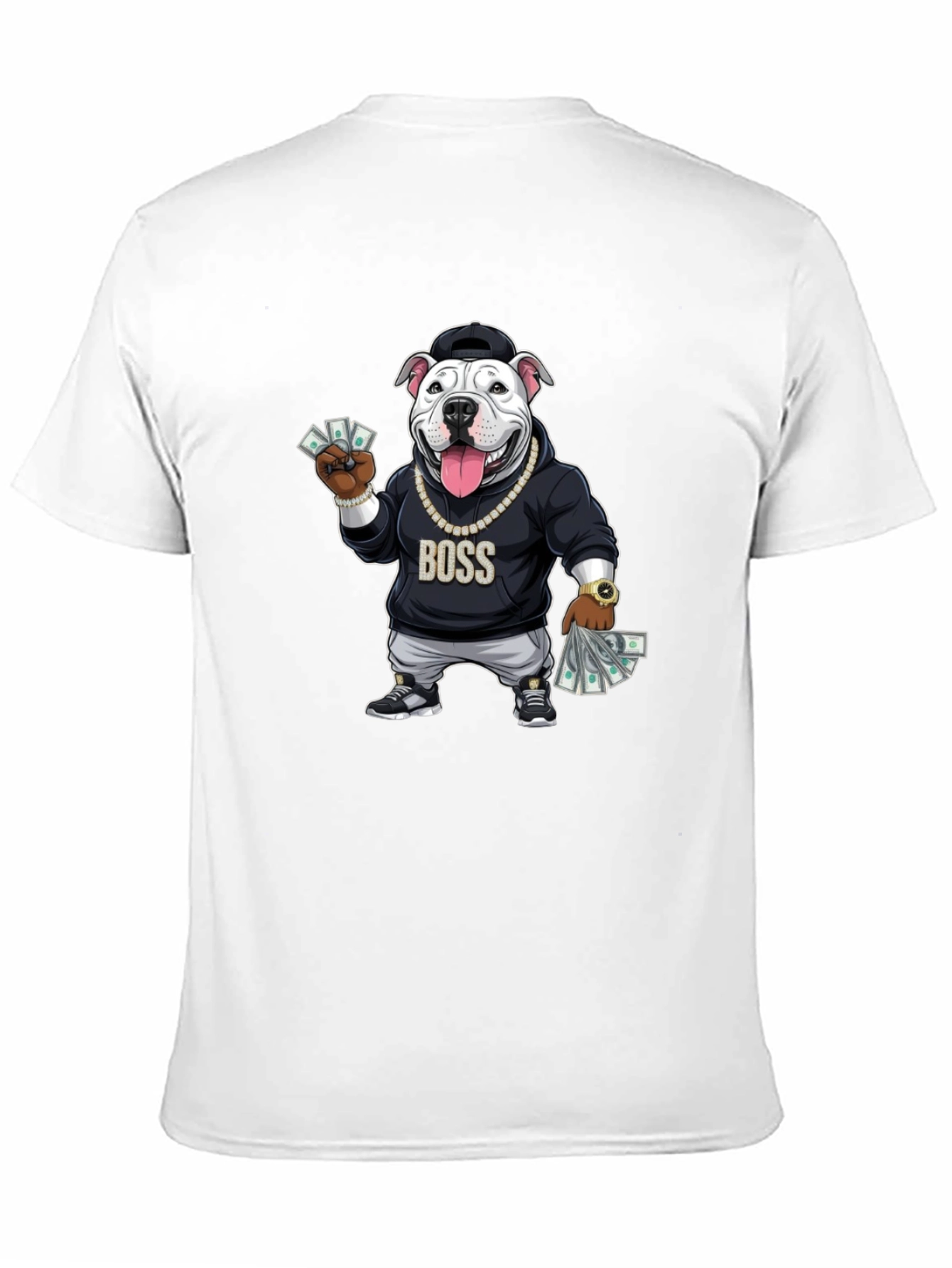 Boss Dog Graphic Black T-Shirt