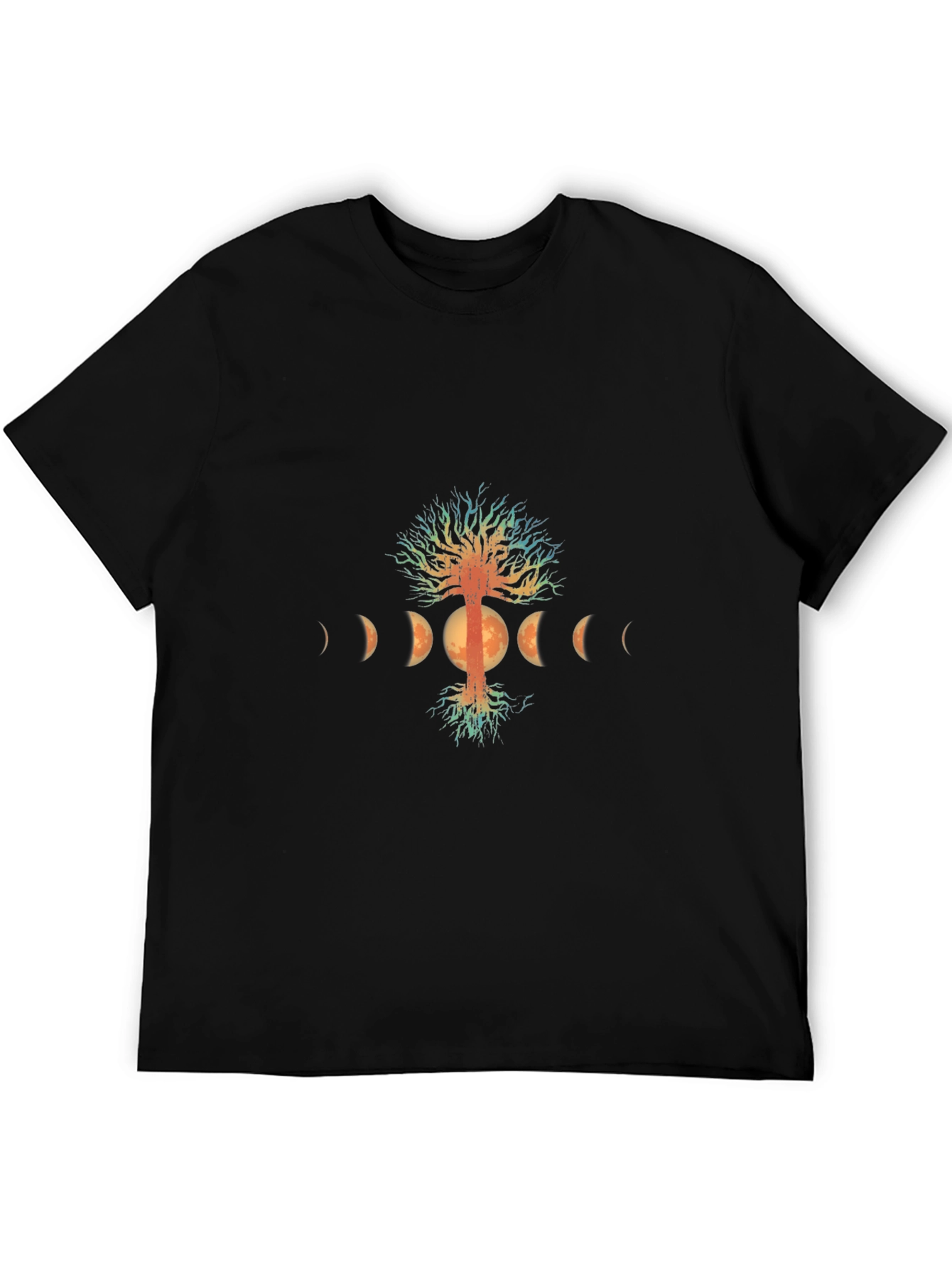 Tree of Life Moon Phases Graphic T-Shirt