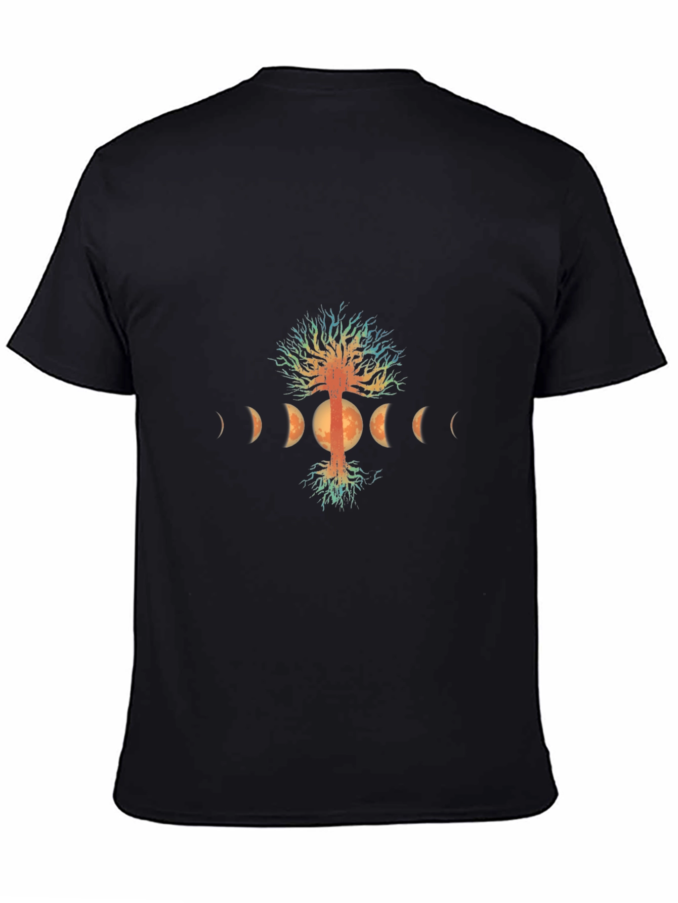 Tree of Life Moon Phases Graphic T-Shirt