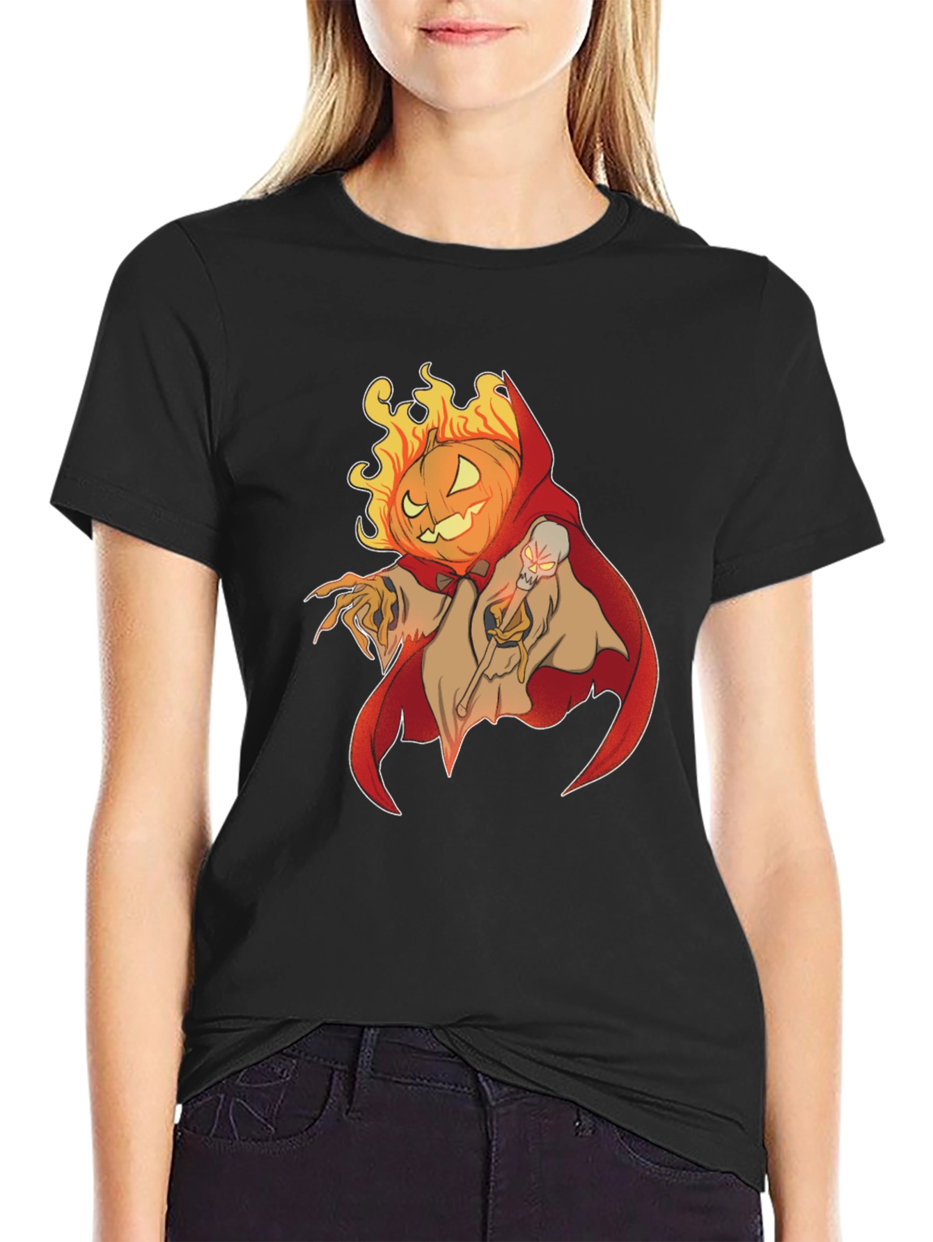 Halloween Pumpkin King Graphic T-Shirt