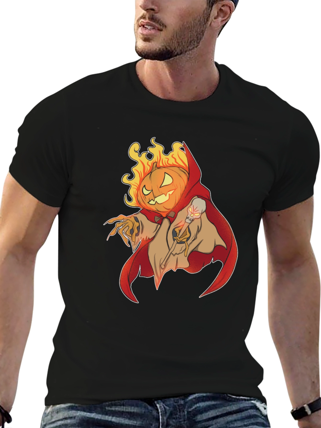 Halloween Pumpkin King Graphic T-Shirt