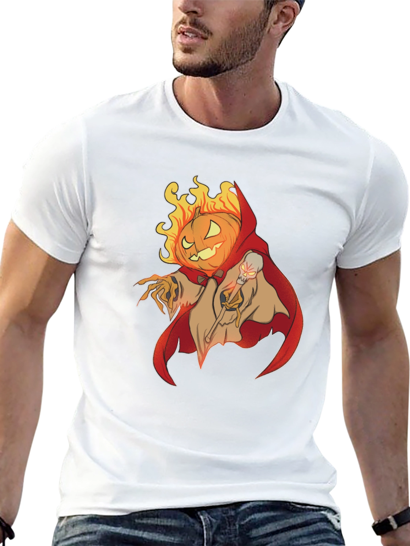 Halloween Pumpkin King Graphic T-Shirt