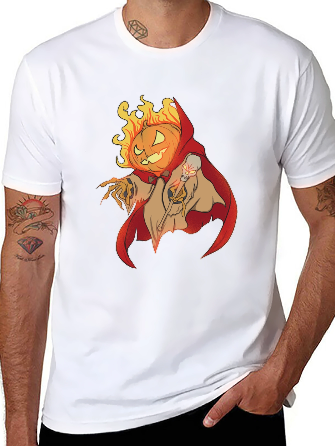 Halloween Pumpkin King Graphic T-Shirt