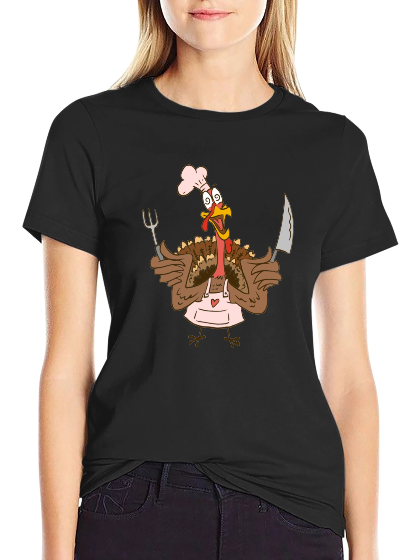 Chef Turkey T-Shirt - Thanksgiving Humor