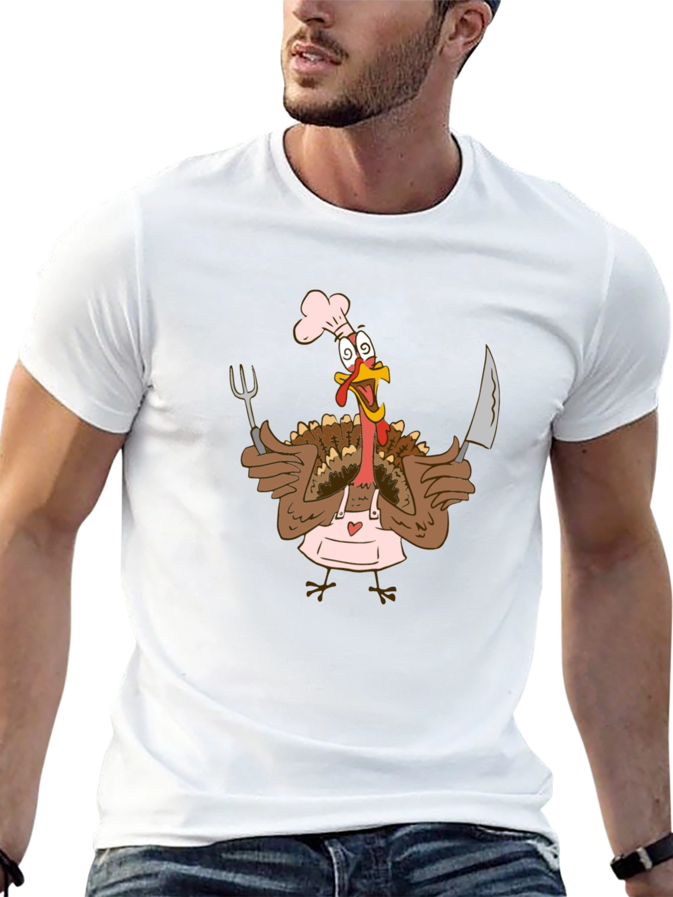 Chef Turkey T-Shirt - Thanksgiving Humor