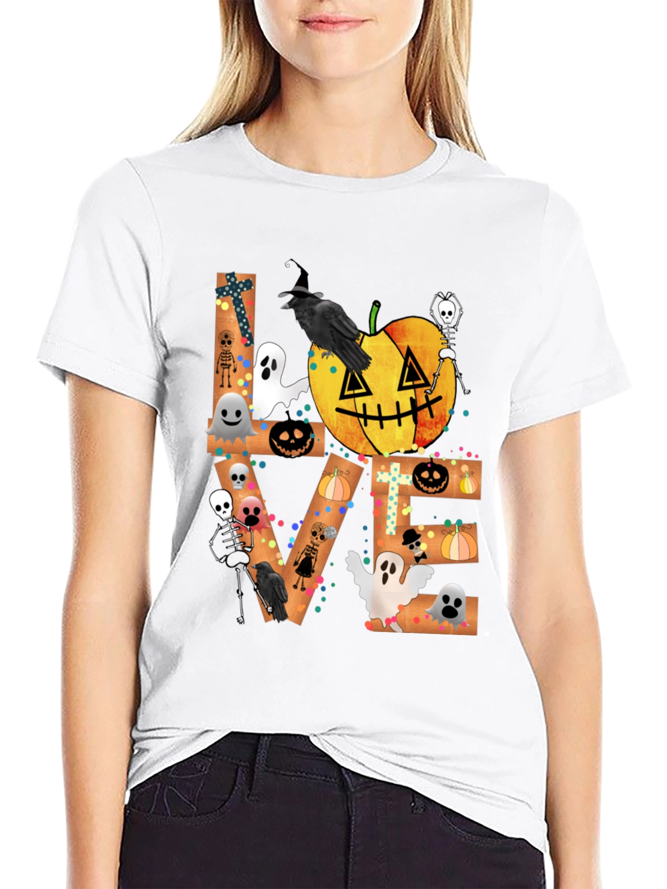 Halloween LOVE Graphic Tee