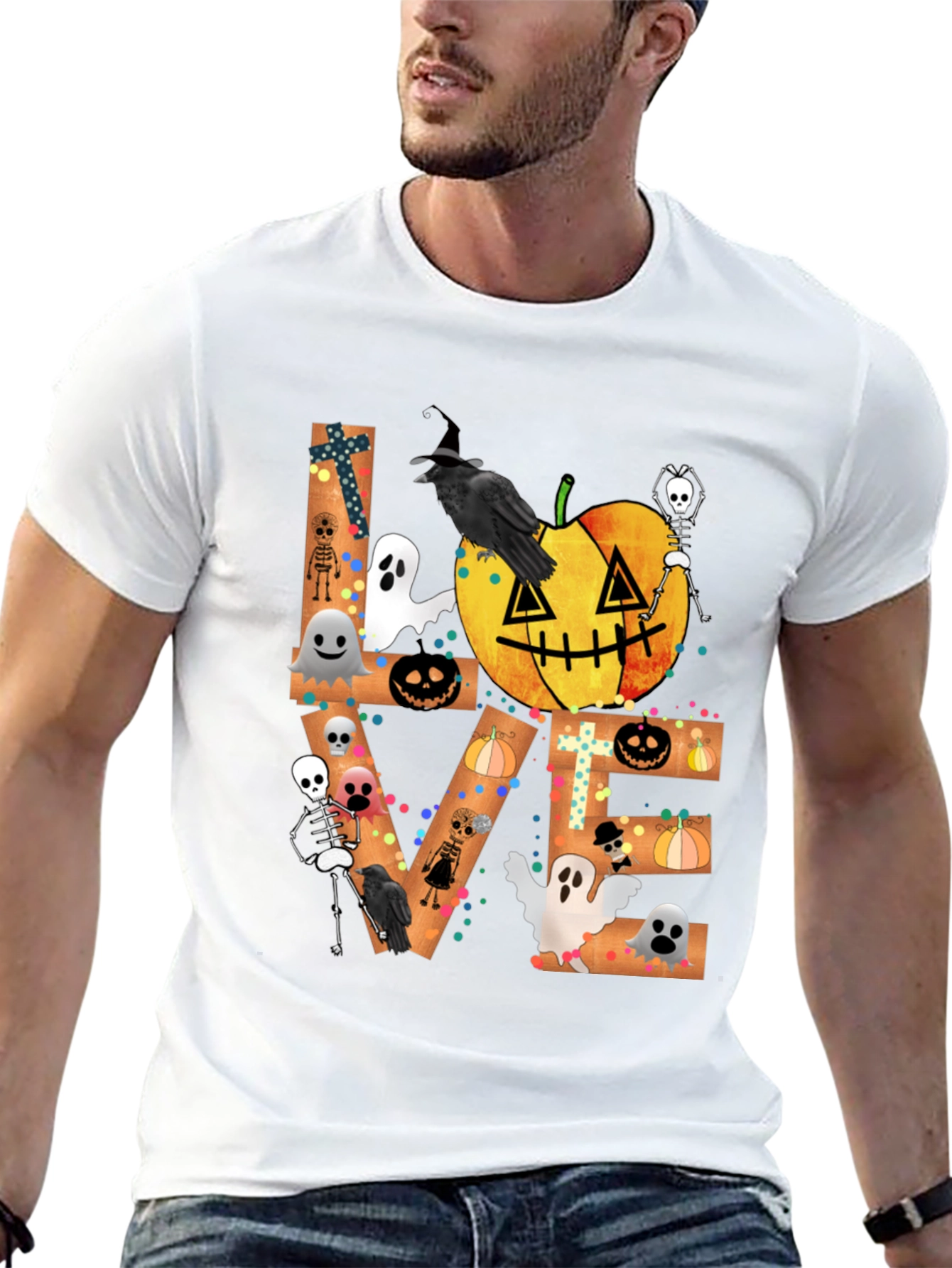 Halloween LOVE Graphic Tee