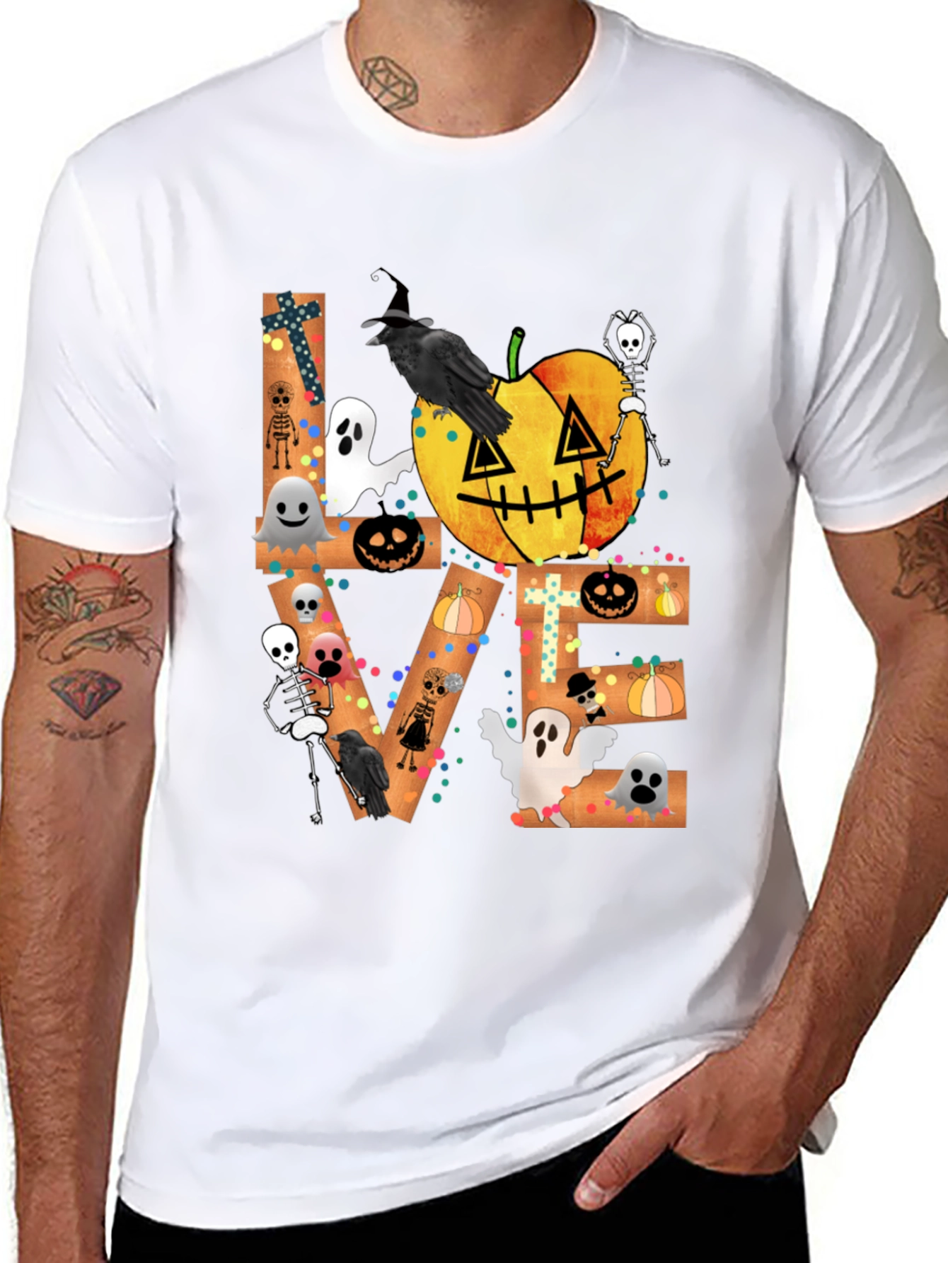 Halloween LOVE Graphic Tee