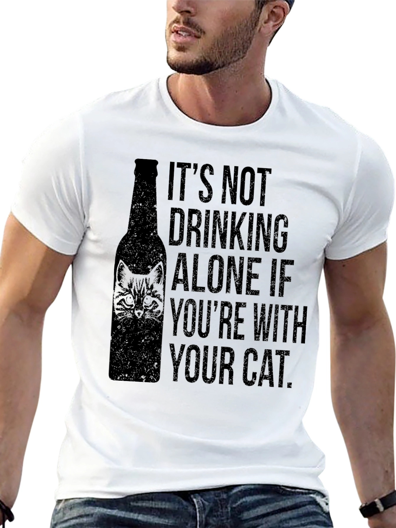 Drinking With Your Cat T-Shirt