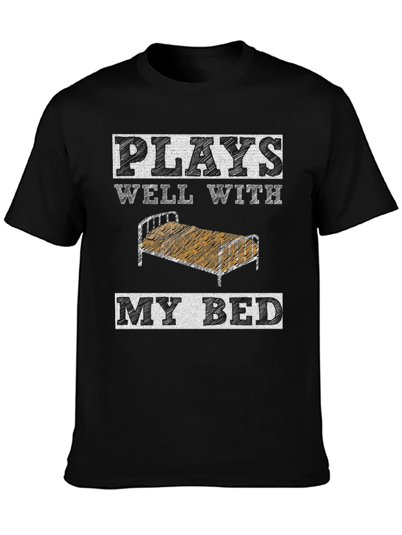 Plays Well With My Bed Graphic Tee