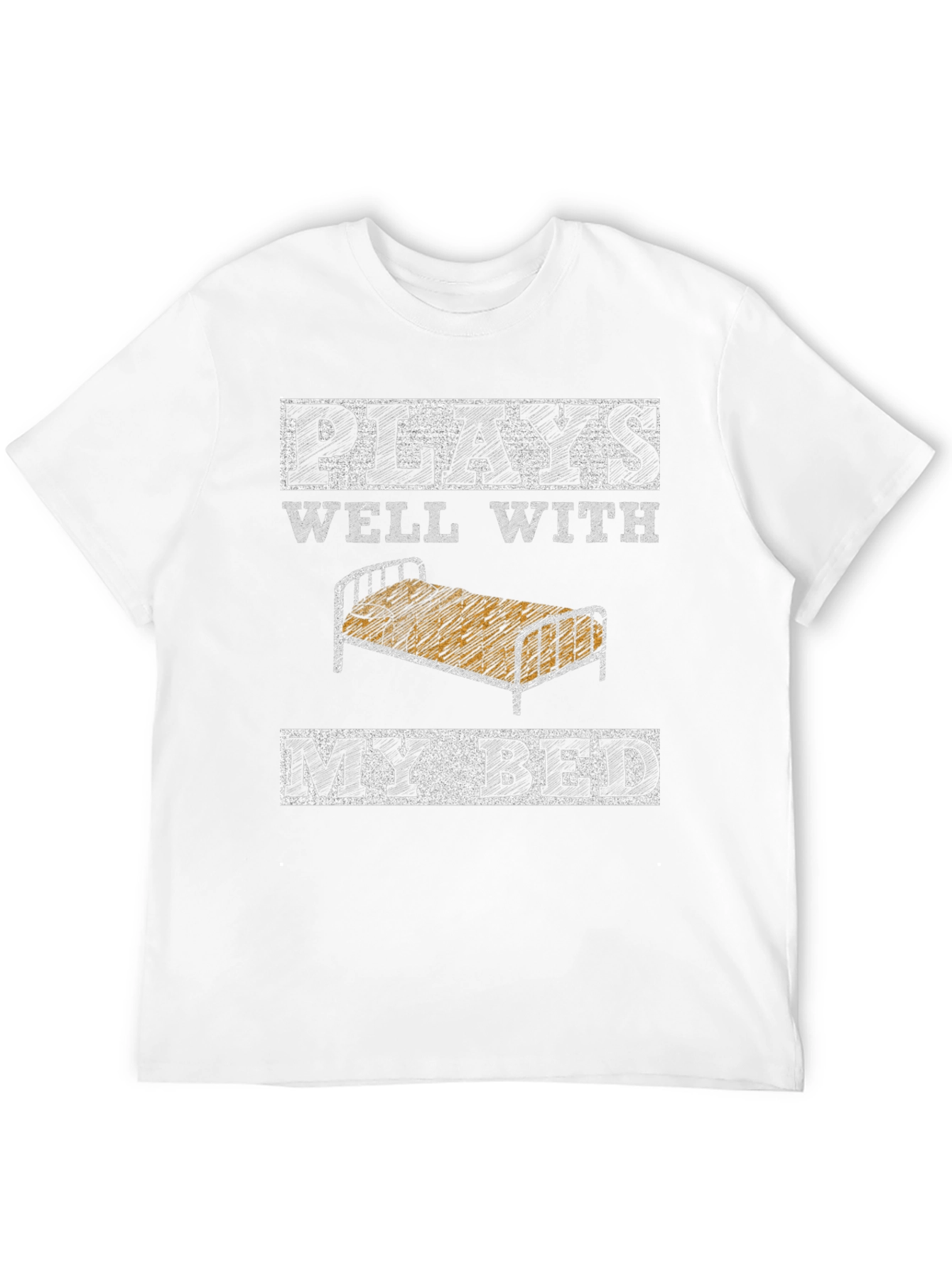 Plays Well With My Bed Graphic Tee