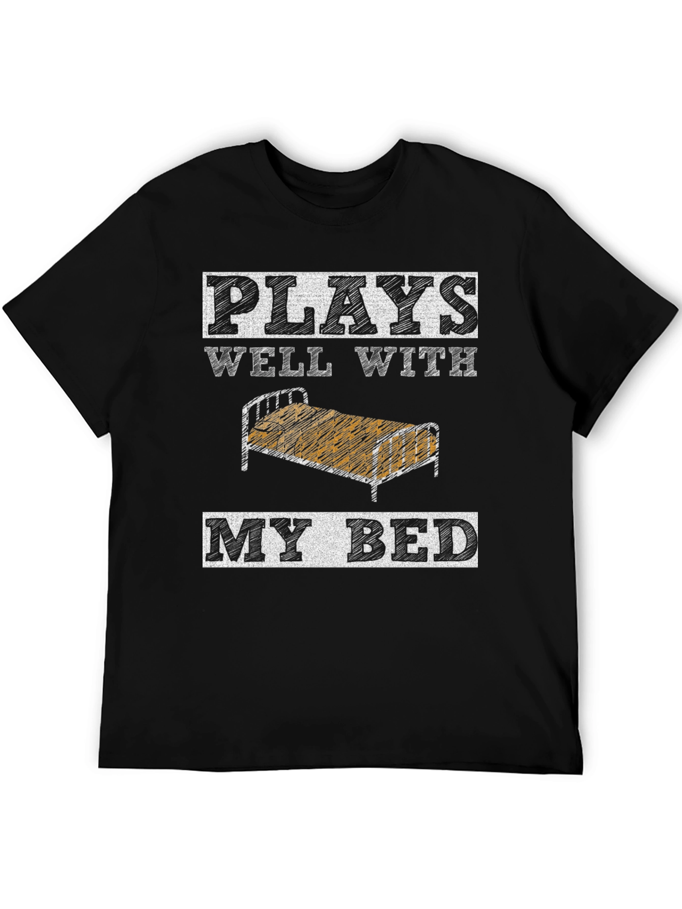 Plays Well With My Bed Graphic Tee