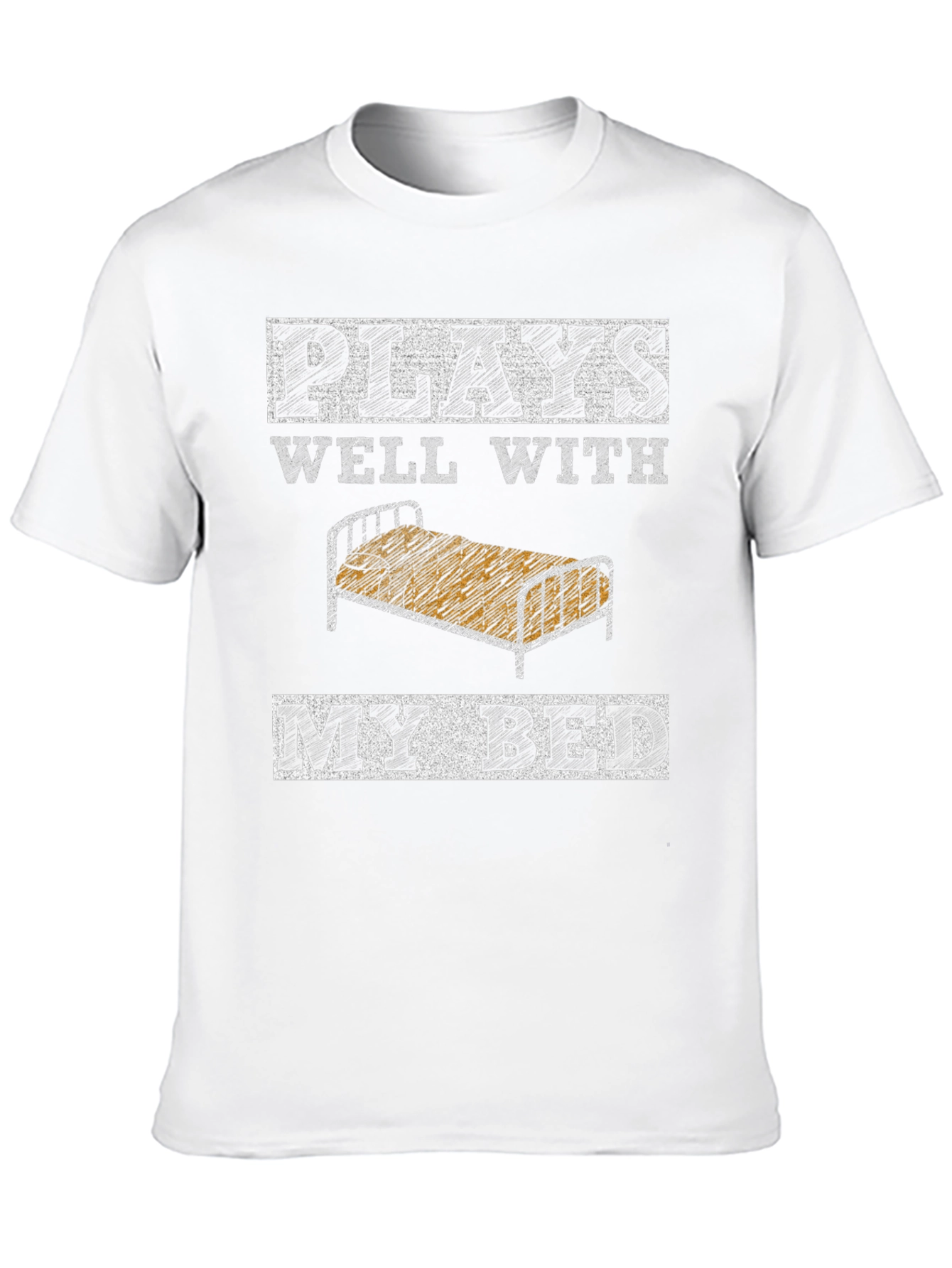 Plays Well With My Bed Graphic Tee