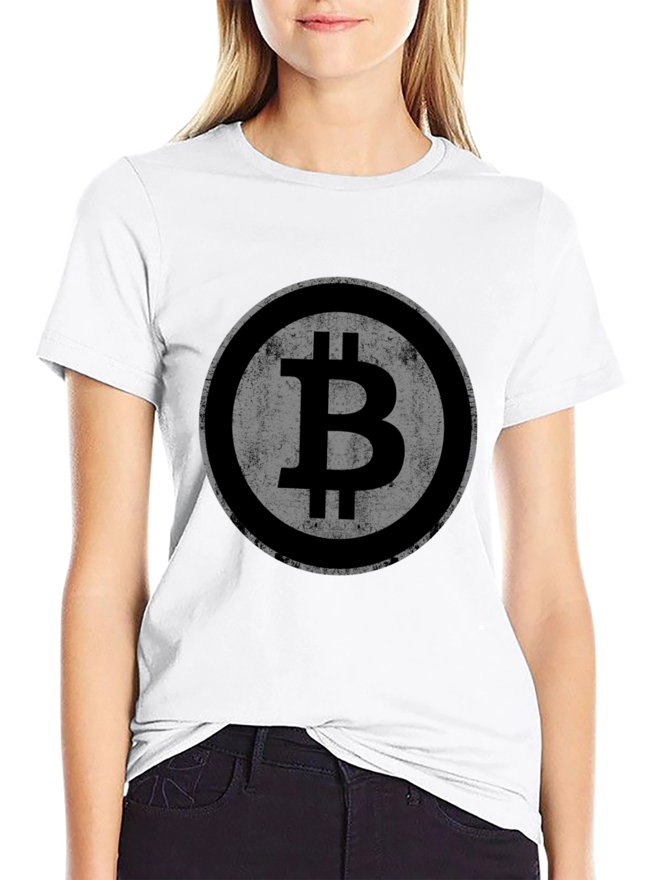 Bitcoin Logo Graphic Tee - Crypto Currency Shirt