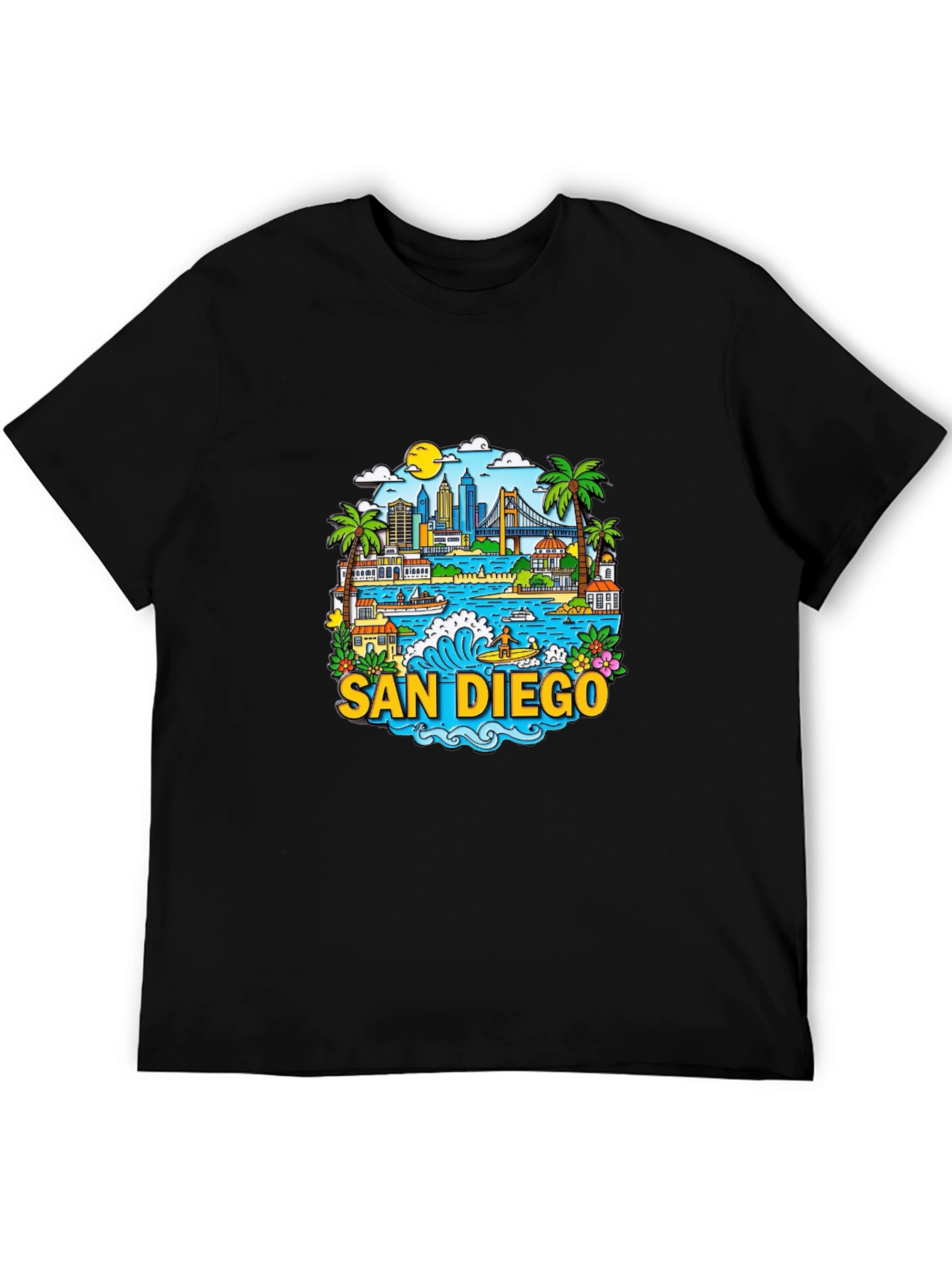 San Diego Graphic T-Shirt - Cityscape Tee