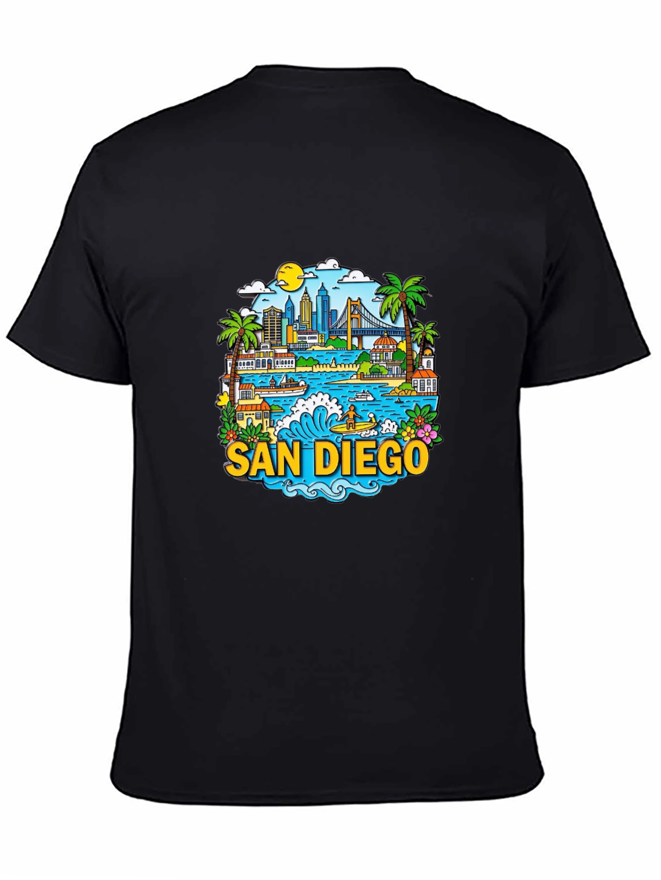 San Diego Graphic T-Shirt - Cityscape Tee