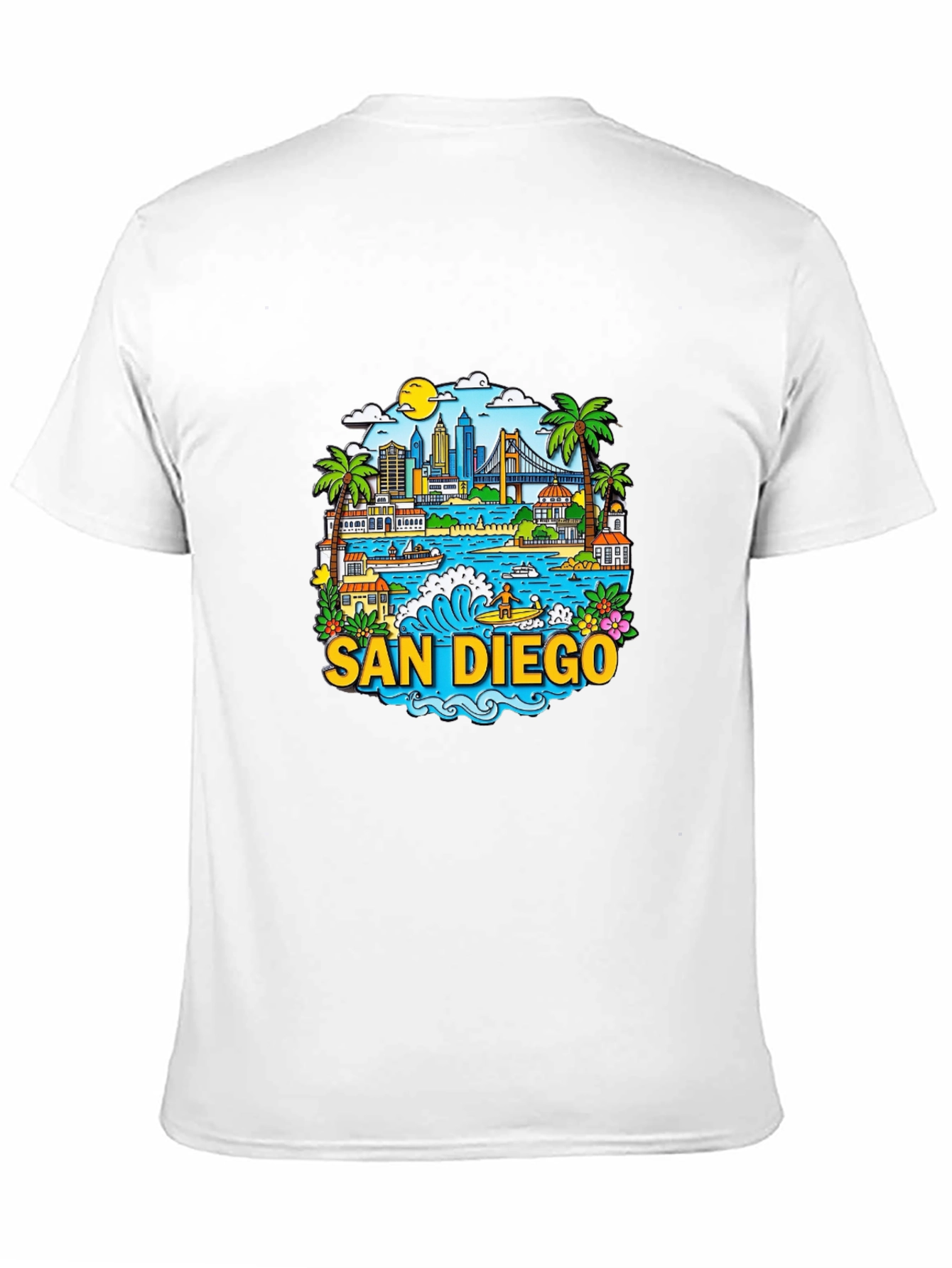 San Diego Graphic T-Shirt - Cityscape Tee