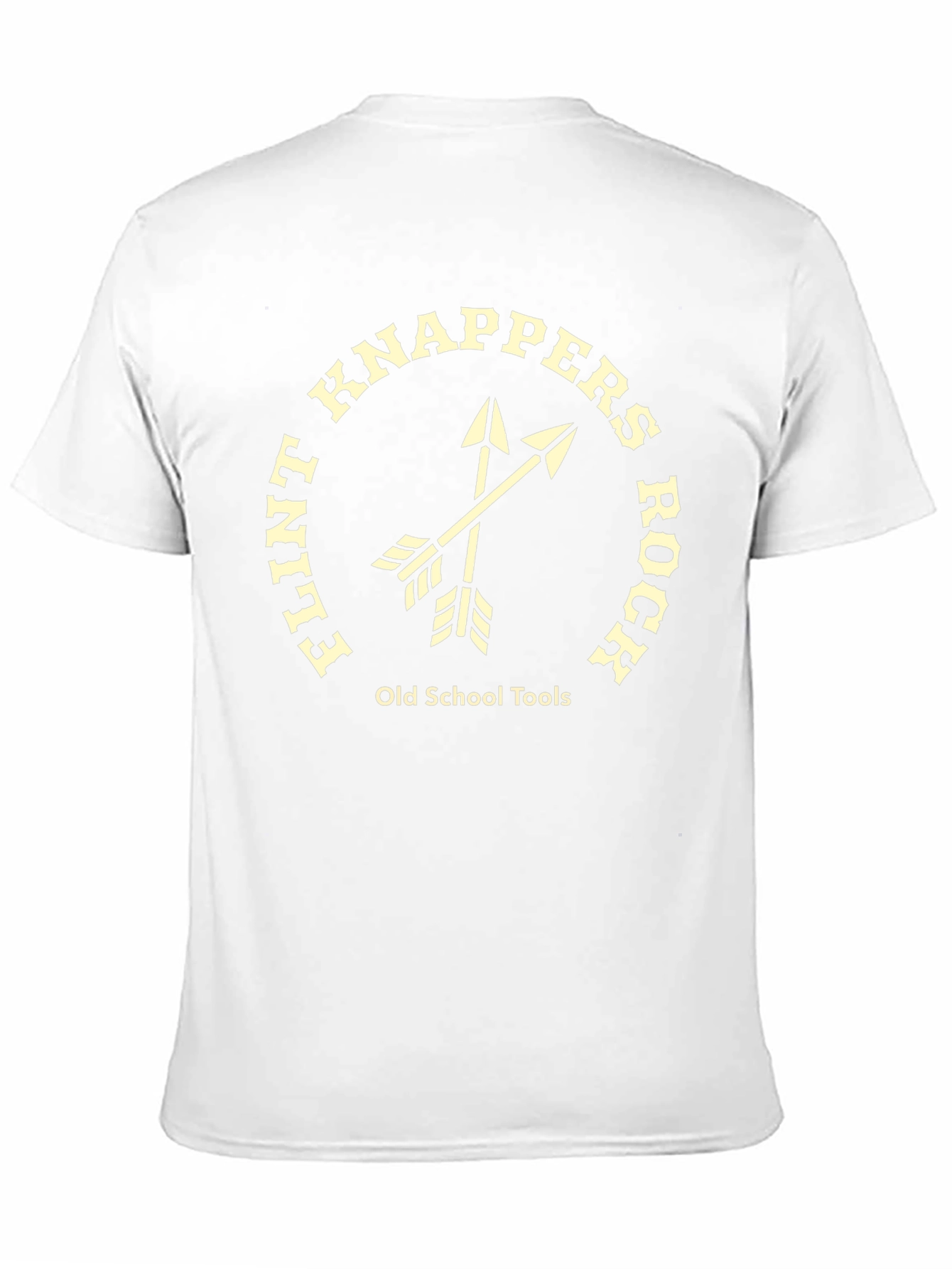 Flint Knappers Rock T-Shirt - Old School Tools Tee