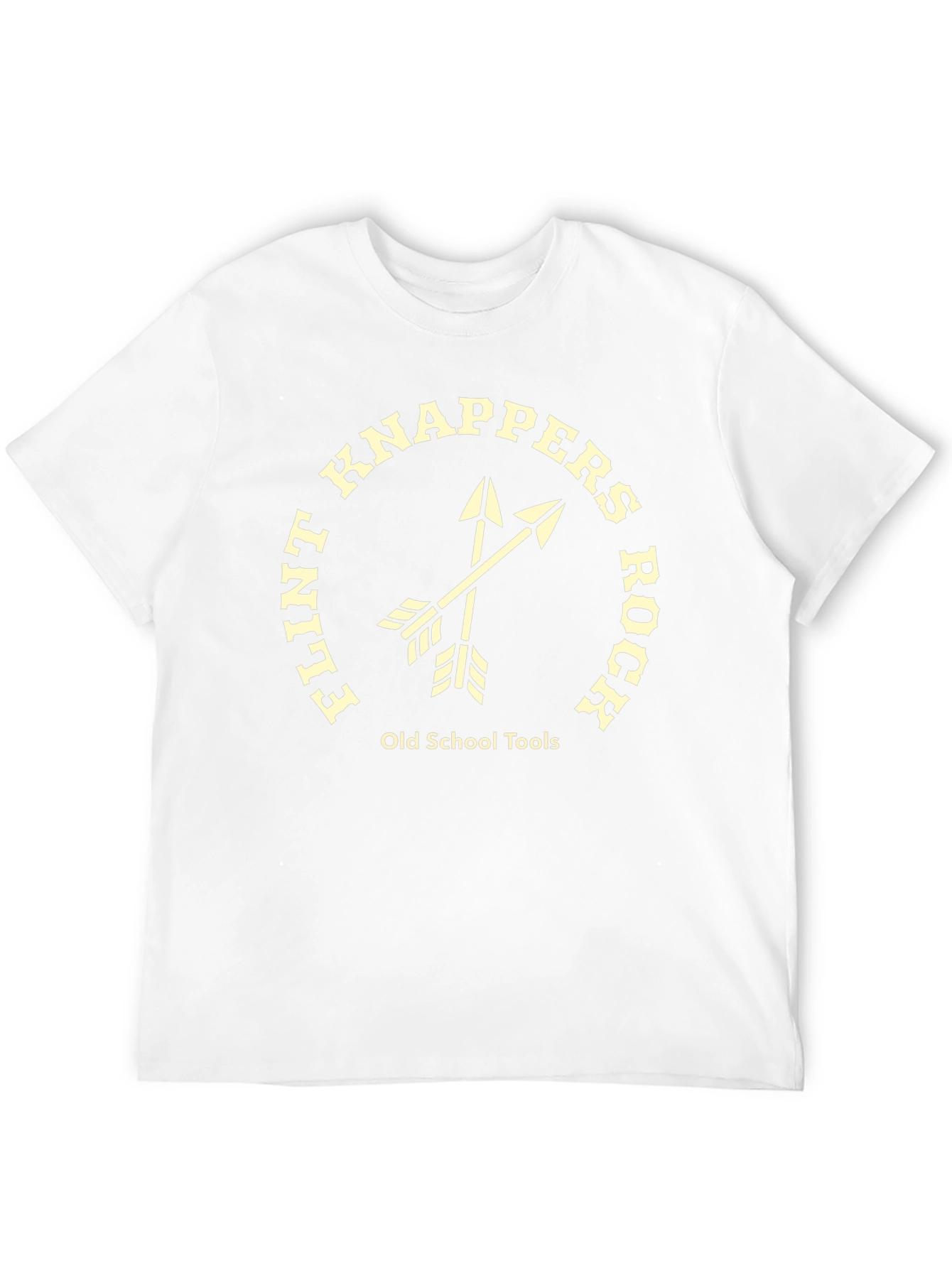 Flint Knappers Rock T-Shirt - Old School Tools Tee