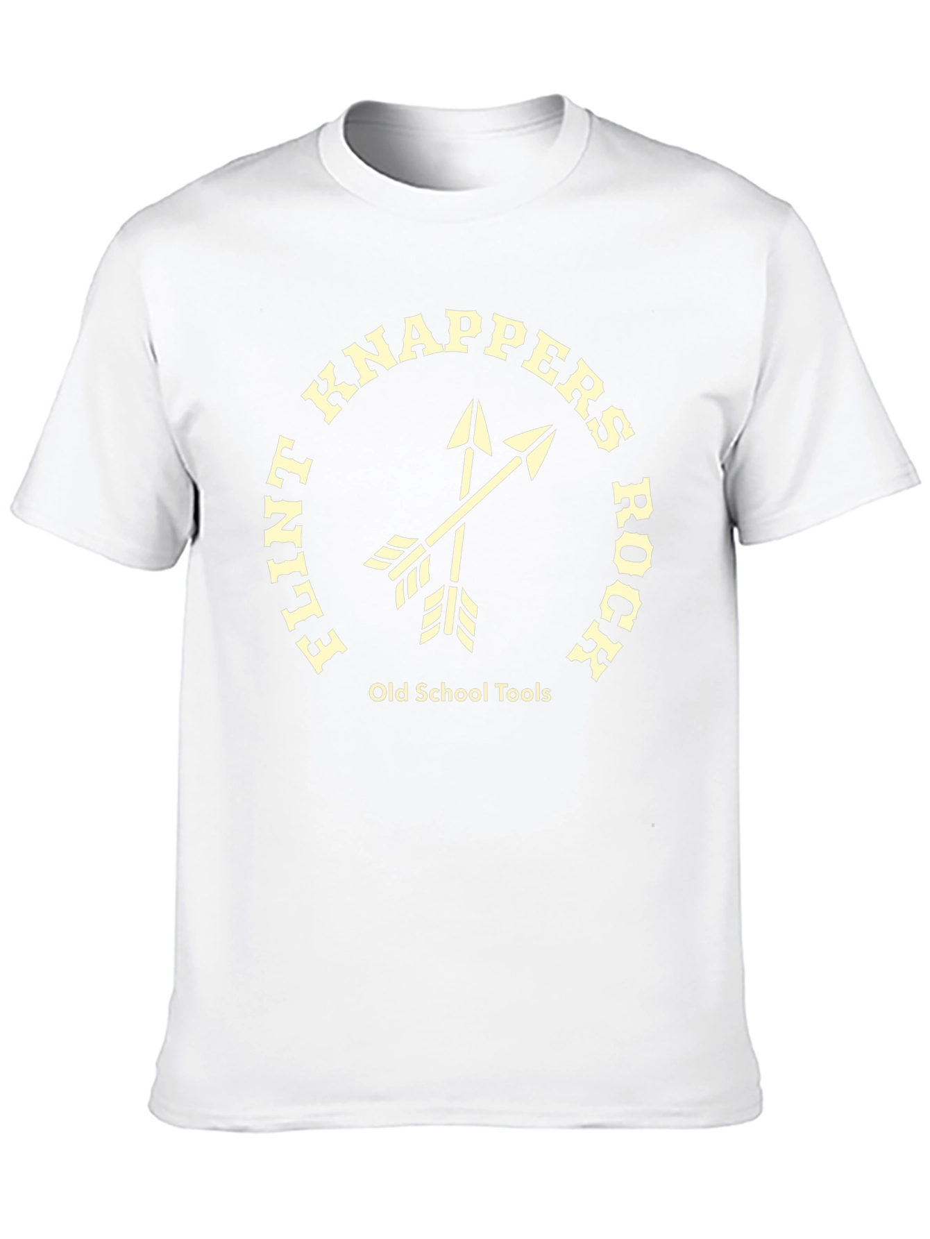 Flint Knappers Rock T-Shirt - Old School Tools Tee
