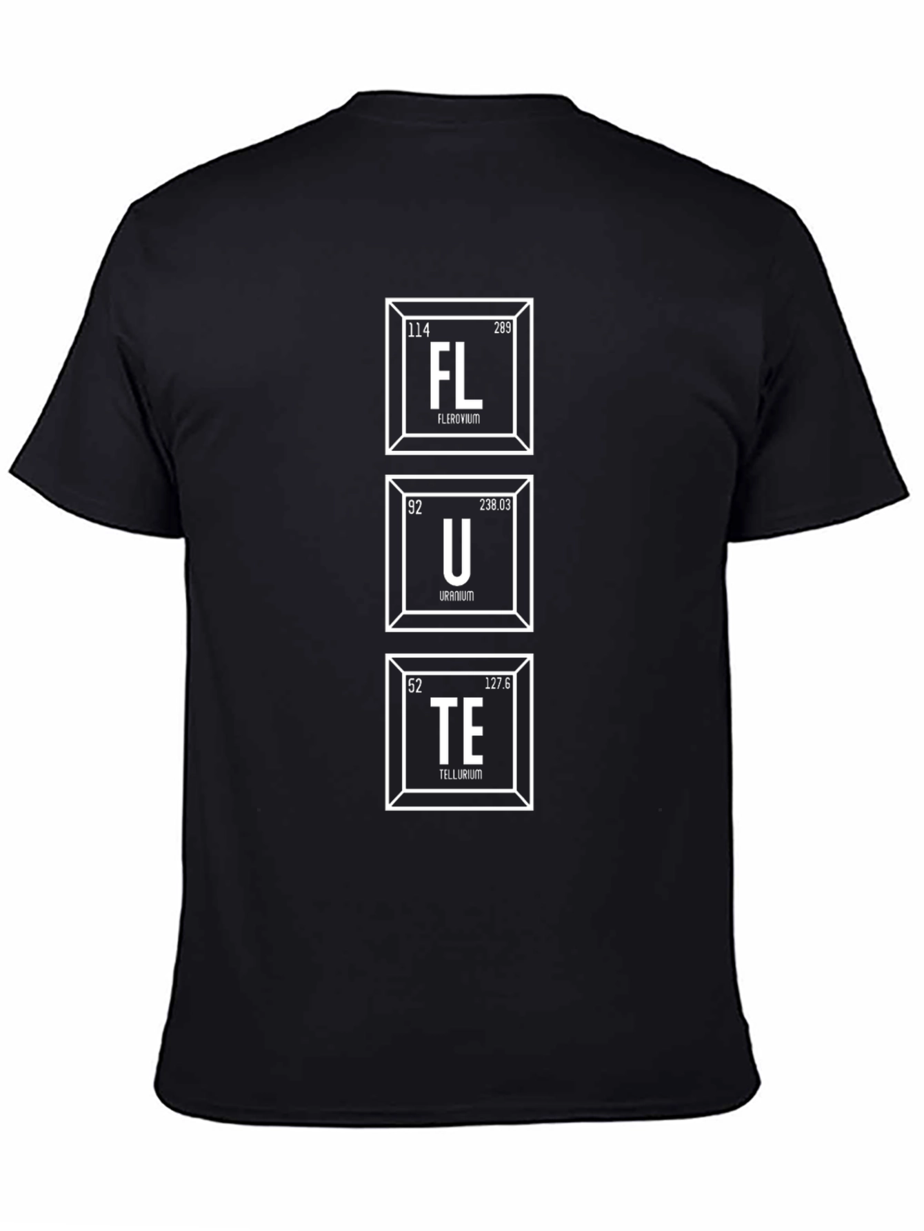 Periodic Table Flute Elements Funny T-Shirt