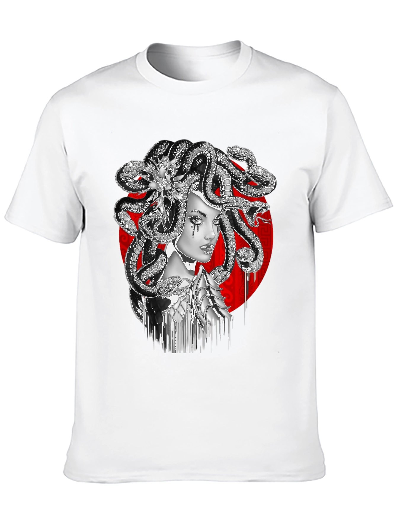 Medusa Graphic Tee - Black Fashion T-Shirt