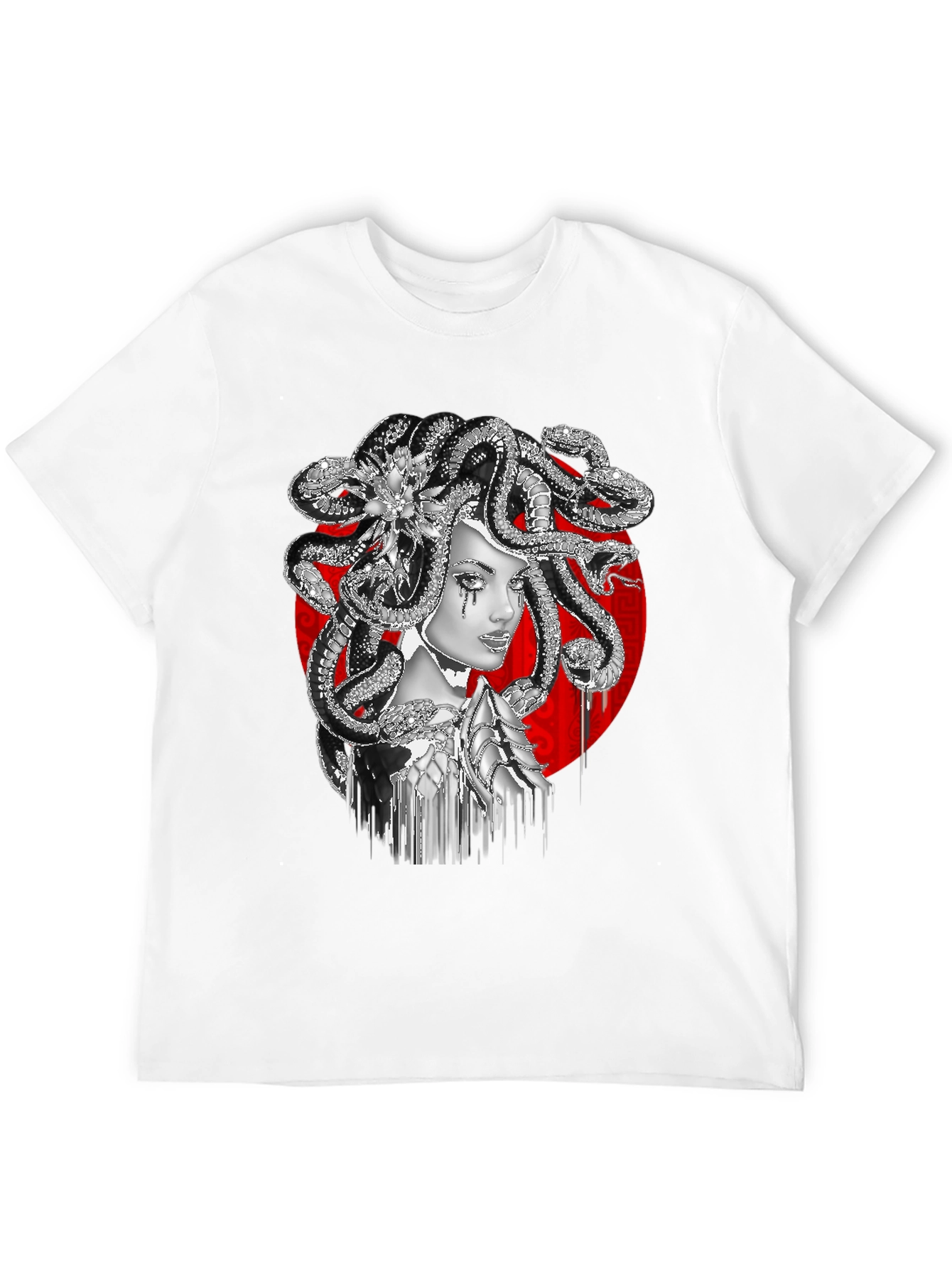Medusa Graphic Tee - Black Fashion T-Shirt