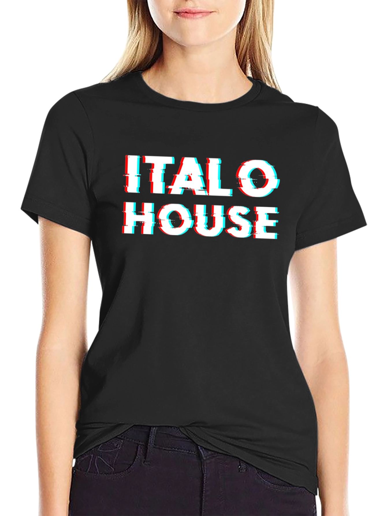 Italo House Glitch Tee