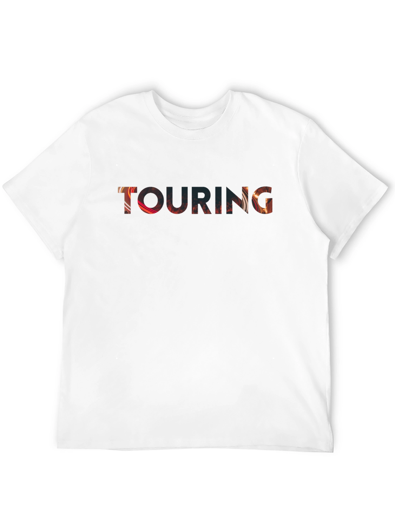 Touring Graphic Print Black T-Shirt