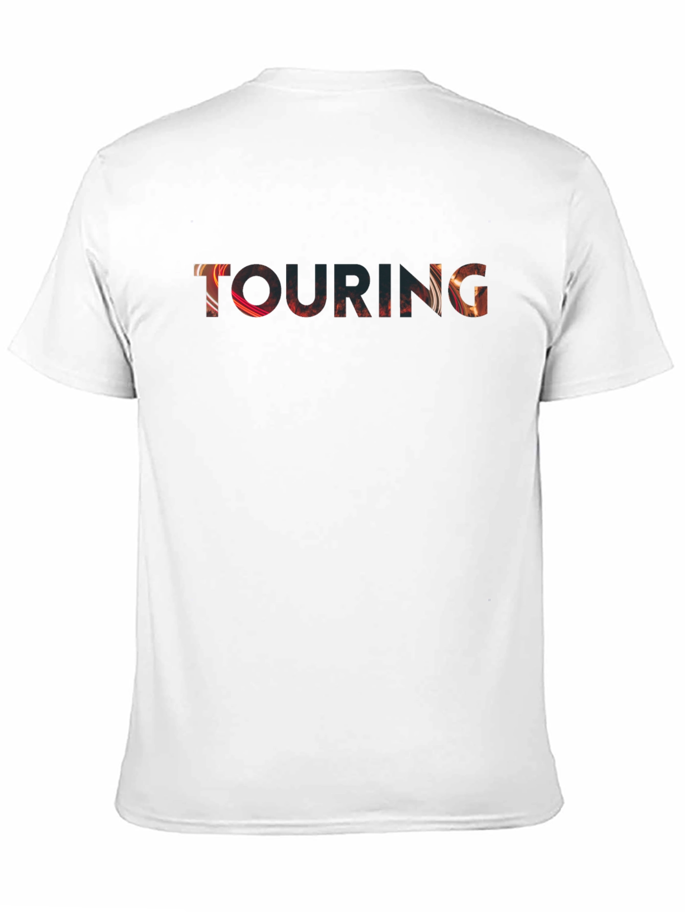 Touring Graphic Print Black T-Shirt