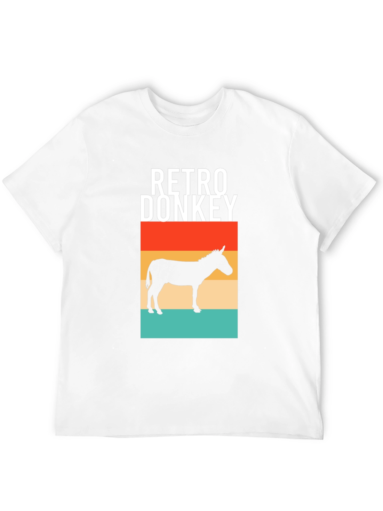 Retro Donkey T-Shirt - Unique Graphic Tee