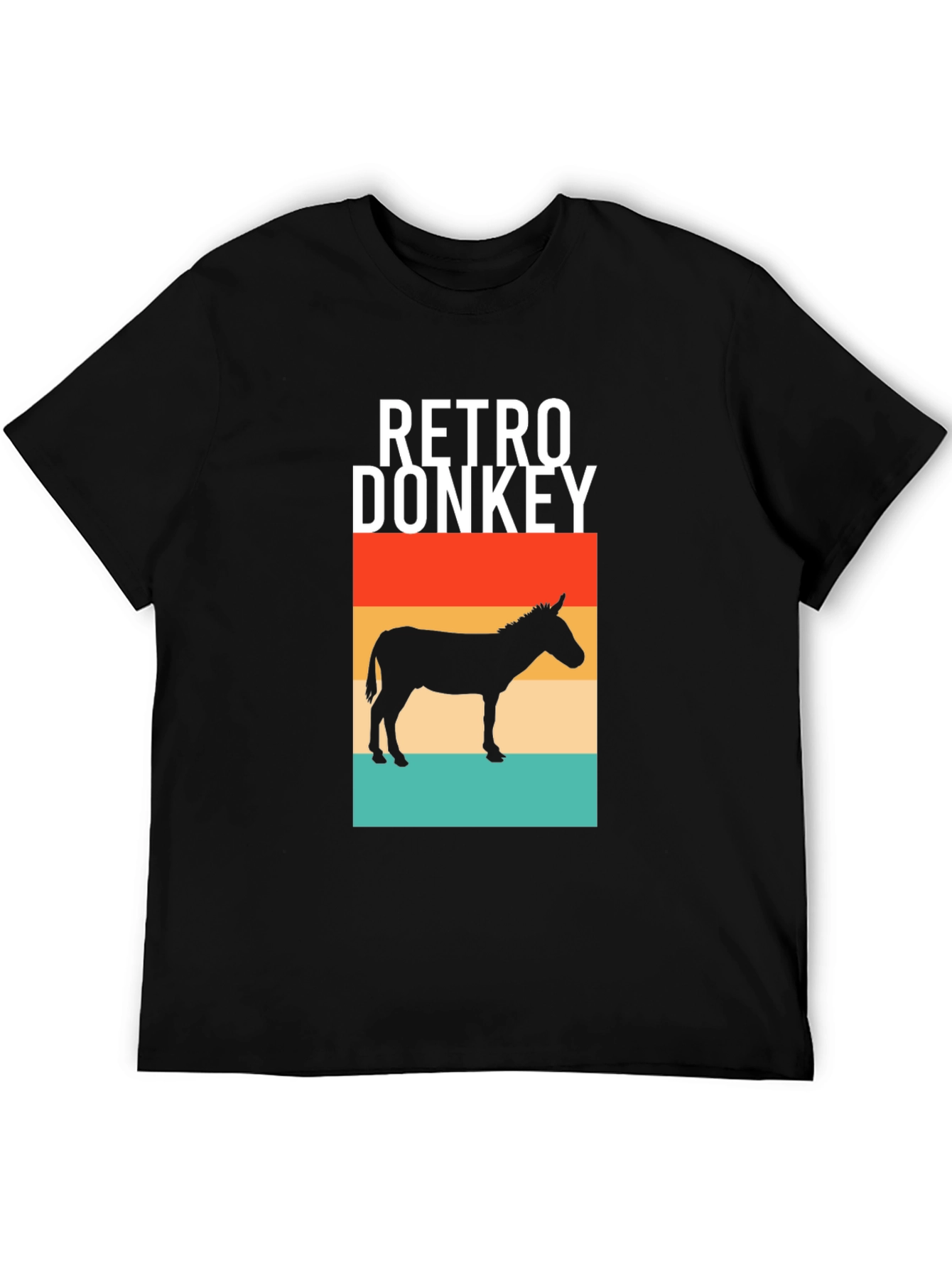 Retro Donkey T-Shirt - Unique Graphic Tee