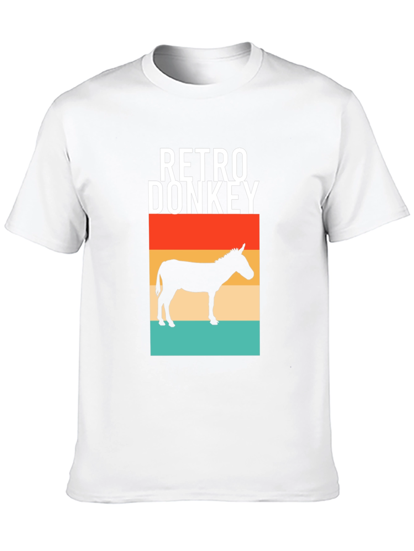 Retro Donkey T-Shirt - Unique Graphic Tee