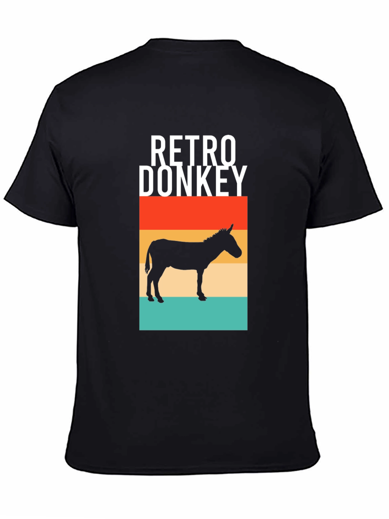 Retro Donkey T-Shirt - Unique Graphic Tee