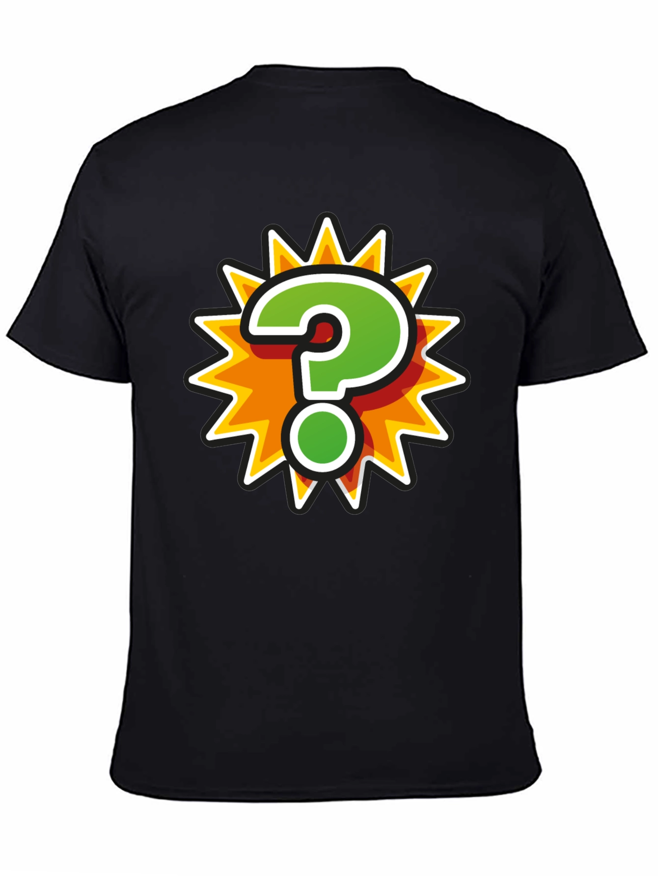 Question Mark Burst Graphic Tee